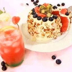 这个瓜这么吃蛋糕视频,跟着视频学吃蛋糕新花样